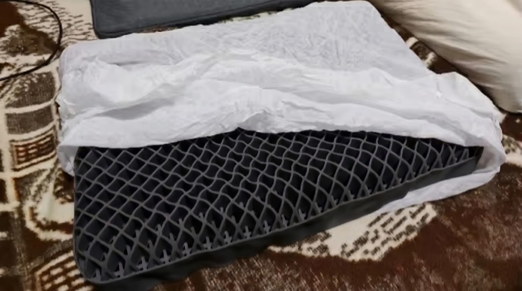 Customer photo of Latticore pillow grid